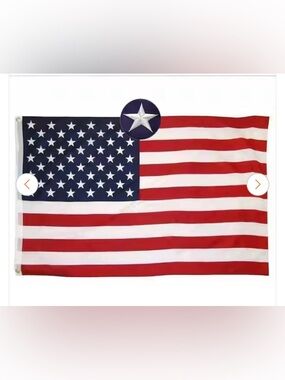 8 ft. x 12 ft. American Flag Outdoor Heavy-Duty Embroidered Stars USA Flag